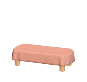 Red Plain table