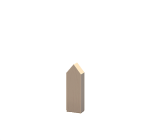 Beige Pointed wooden fencing