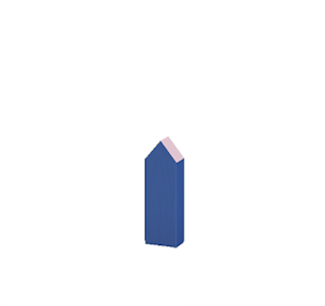 Navy Pointed wooden fencing