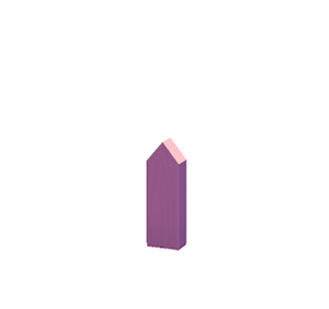 Purple Pointed wooden fencing