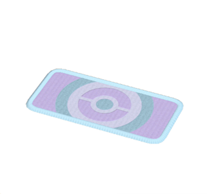 Cyan Pok&eacute; Ball Doormat