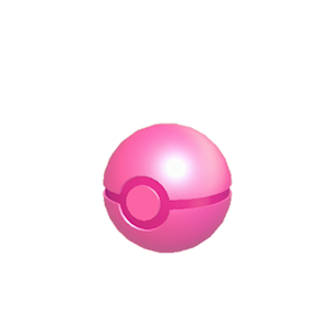 Rose Pok&eacute; Ball lamp