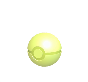 Lime Pok&eacute; Ball lamp