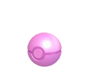 Pink Pok&eacute; Ball lamp