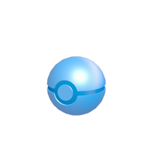 Blue Pok&eacute; Ball lamp