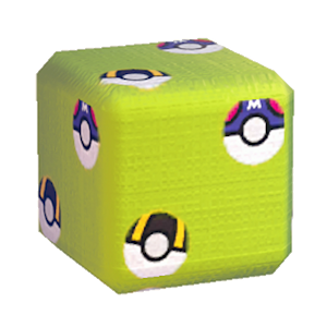 Lime Pok&eacute; Ball print