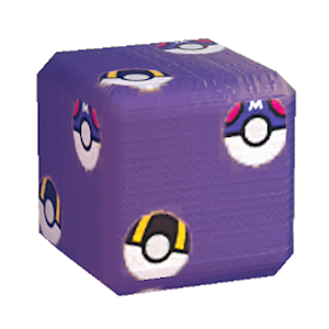 Plum Pok&eacute; Ball print