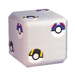 White Pok&eacute; Ball print