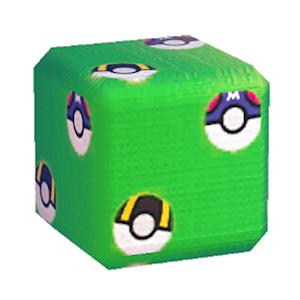 Green Pok&eacute; Ball print