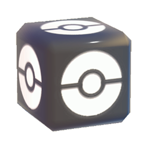 Black Pok&eacute; Ball Wall