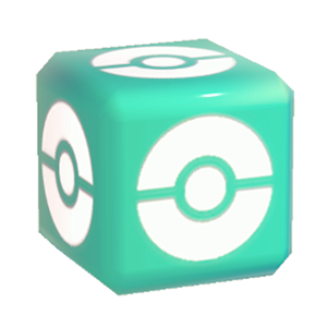 Aquamarine Pok&eacute; Ball Wall