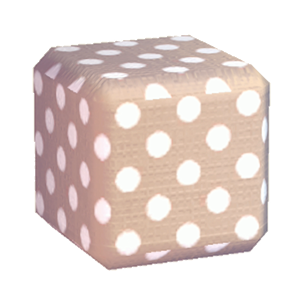 Beige Polka-dot print