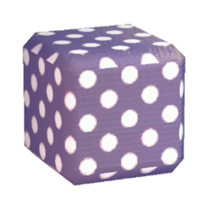 Plum Polka-dot print