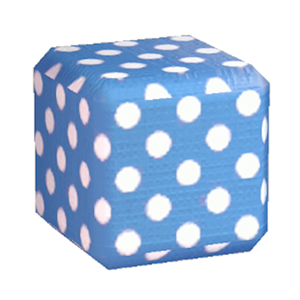 Blue Polka-dot print