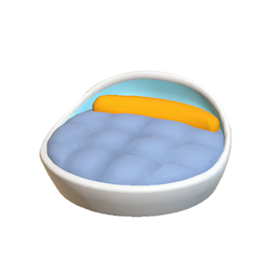 Cyan Pop art bed