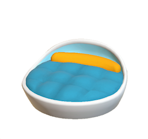 Blue Pop art bed