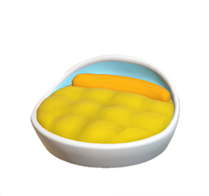 Yellow Pop art bed