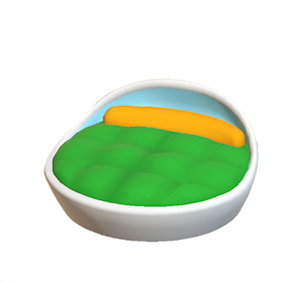 Green Pop art bed