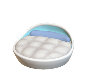 Cyan Pop art bed