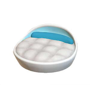 Blue Pop art bed