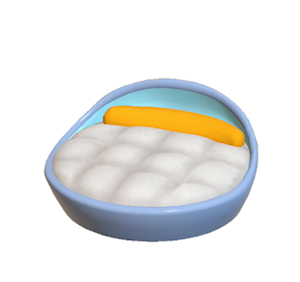 Cyan Pop art bed
