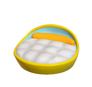 Yellow Pop art bed
