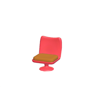 Brown Pop art chair