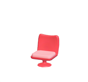 Pink Pop art chair