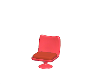 Red Pop art chair
