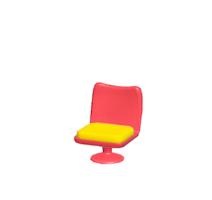 Yellow Pop art chair