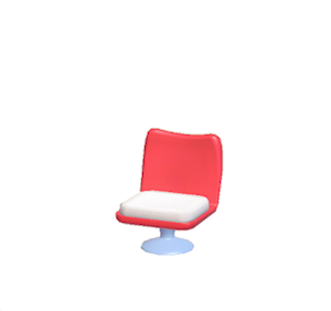 Cyan Pop art chair