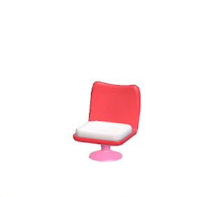 Rose Pop art chair