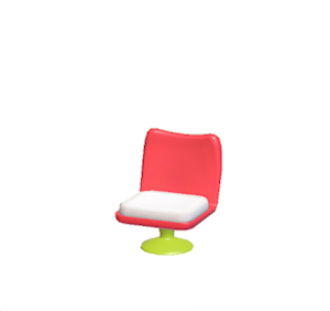 Lime Pop art chair