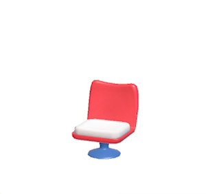 Navy Pop art chair