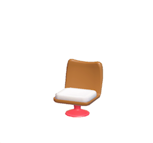 Brown Pop art chair