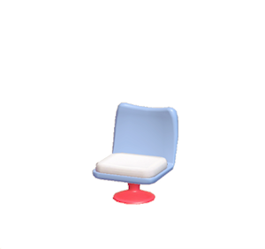 Cyan Pop art chair