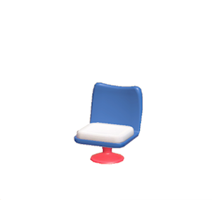 Navy Pop art chair