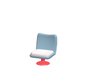 Gray Pop art chair