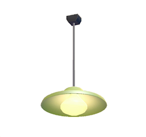 Lime Pop art lamp
