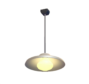 Beige Pop art lamp