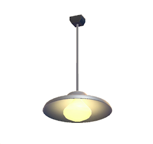 Black Pop art lamp