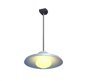Gray Pop art lamp