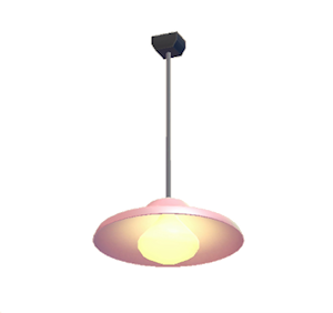 Pink Pop art lamp