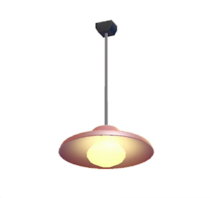 Red Pop art lamp