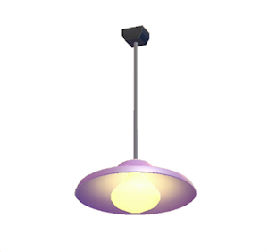 Purple Pop art lamp