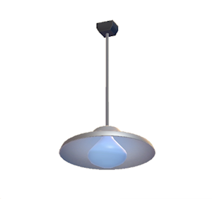 Navy Pop art lamp