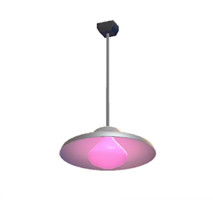 Pink Pop art lamp