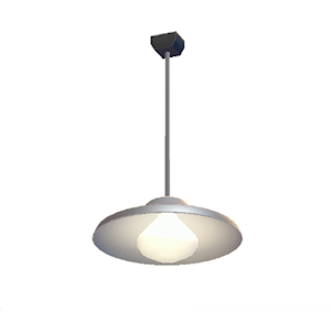 White Pop art lamp