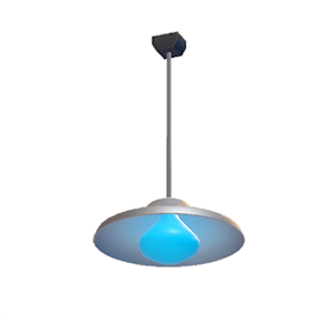 Blue Pop art lamp