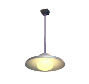 Plum Pop art lamp